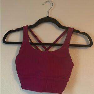 Lululemon Energy Ribbed Longline Bra
